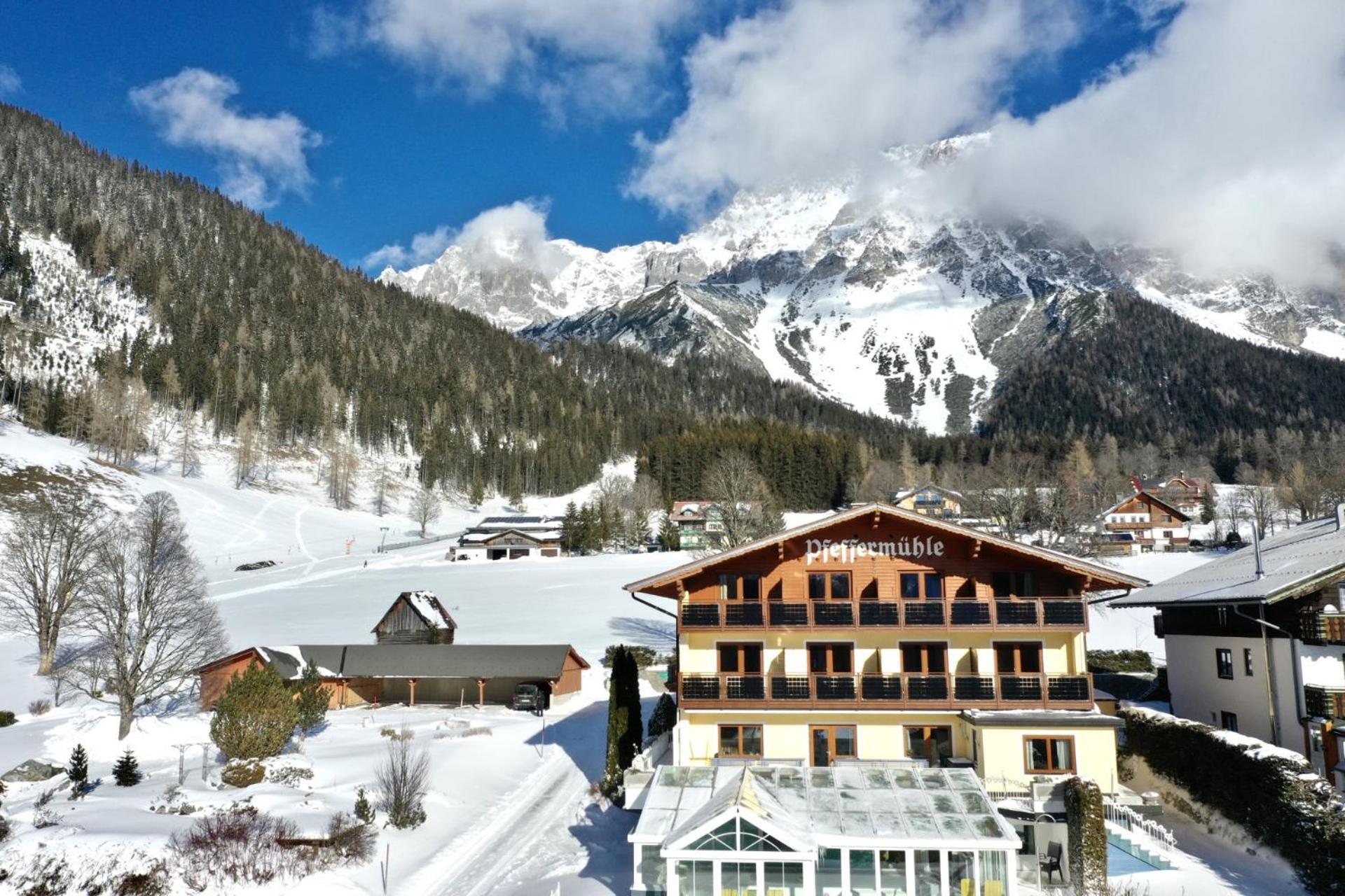 Aparthotel Pfeffermuehle Ramsau am Dachstein Exterior foto